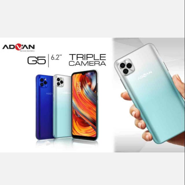Hp murah 3 camera hp advan g5 ram 4gb sinyal 4g lte bkan xs 11 note 10 12