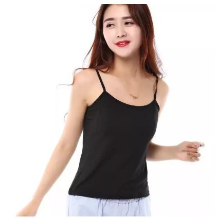 Tanktop Wanita / Tengtop Wanita Polos / Tanktop Polos Tali Kecil-1