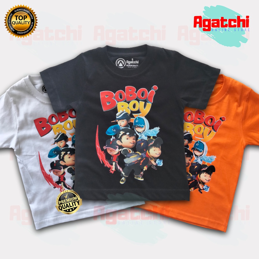 Kaos Atasan Anak Karakter Boboiboy