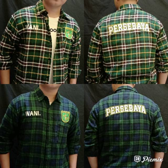 KEMEJA PERSEBAYA // BAJU PERSEBAYA // HEM PERSEBAYA