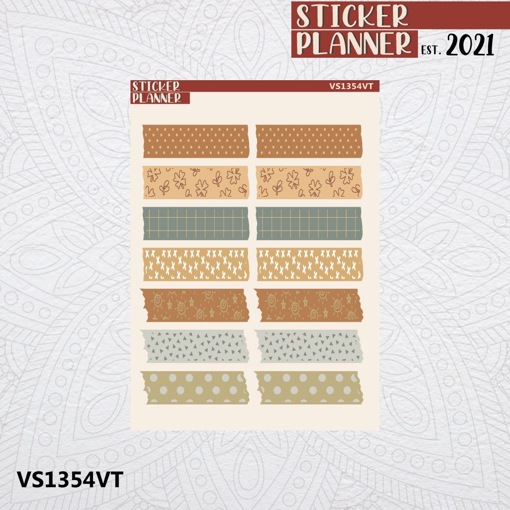 

Vintage Washi Sticker Planner | Sticker Set, Bujo, Scrapbook, Journal, Aesthetic, Deco, Cute