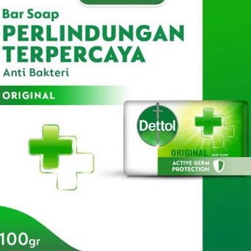 ORIGINAL DETTOL ORIGINAL 100 G / SABUN MANDI BATANG DETTOL ORIGINAL 100 GRAM