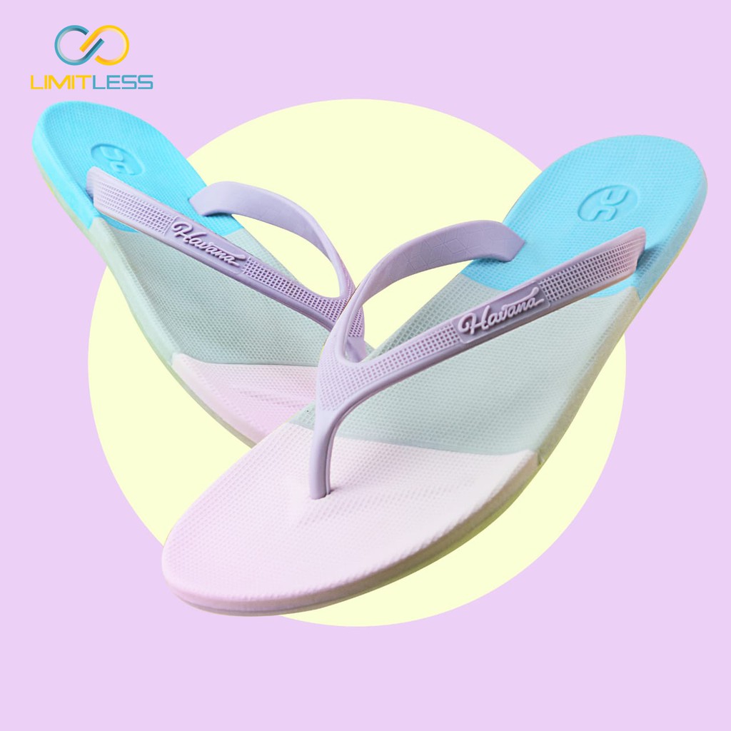 Sandal Wanita Japit Sendal Wanita Kekinian Havana Women Sandal Pantai Cewek Anti Slip Outdoor Traveling