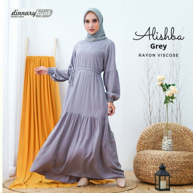 GAMIS ALISHBA POLOS DINNARY HIJAB