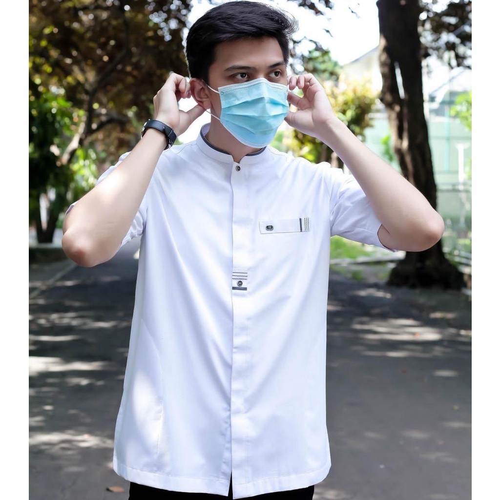 Baju Koko Tanggan Pendek Bordil Series ALDERAN Original Bisa COD