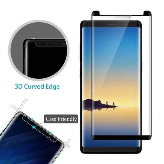 Tempered Glass Samsung Note 9 - Tempered Glass Curve Samsung Note 9