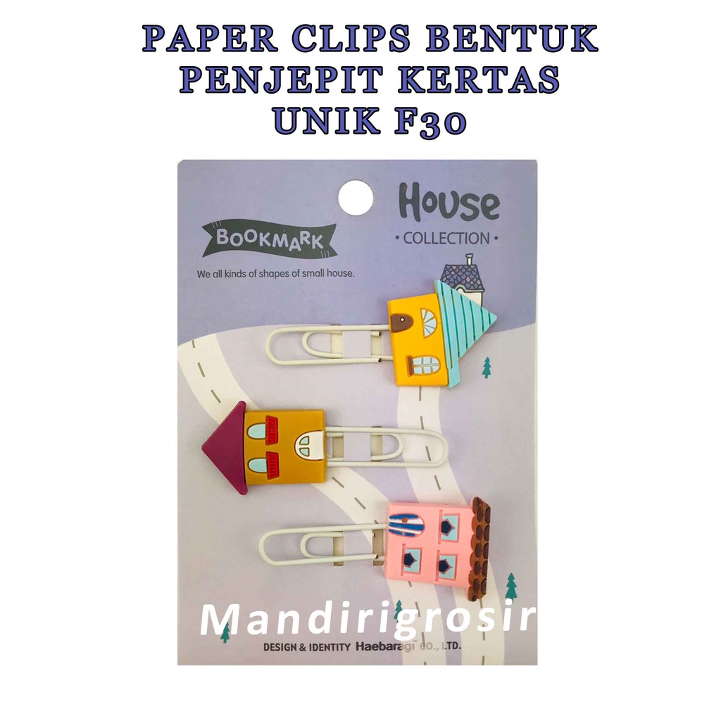 Paper Clips Bentuk unik * Paper Clips * Penjepit Kertas * F30