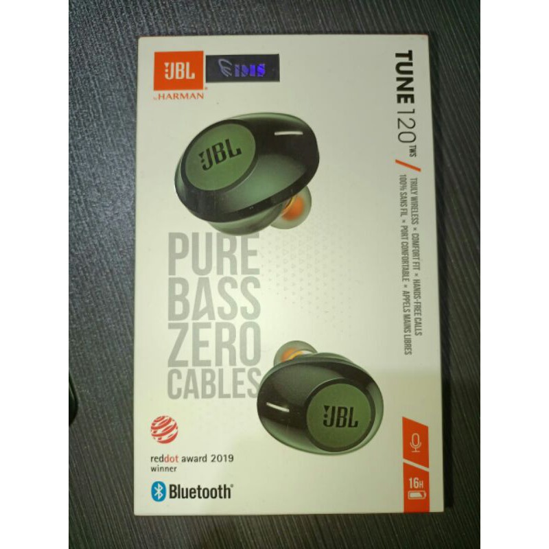 JBL Tune 120 tws Pure Bass Zero Cables ORIGINAL