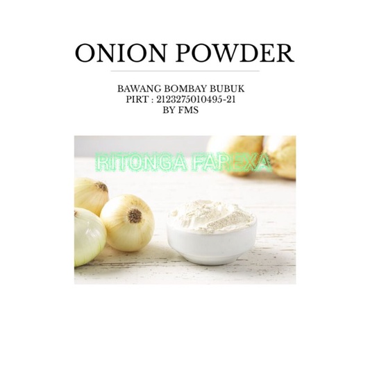 

ONION POWDER 500GRAM / BAWANG BOMBAY BUBUK 500 GR