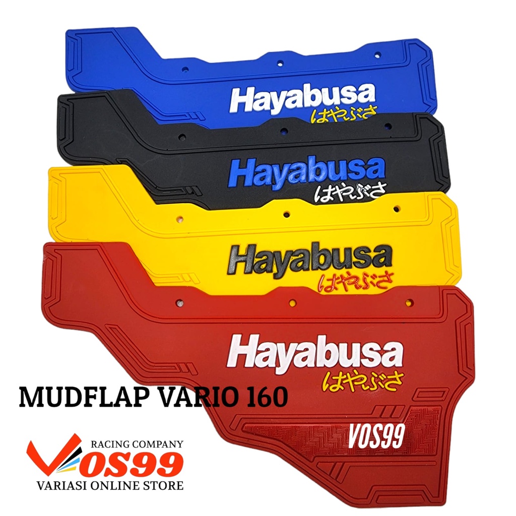 MUD FLAP HAYABUSA MUDFLAP PENAHAN LUMPUR VARIO 160