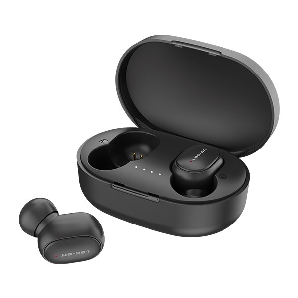 LOG-ON WIRELESS EARPHONE MINI EARBUDS TWS ONBUDS-LO6-ONE STEP PAIRING FREE BUDS HEADSET(GARANSI RESMI)