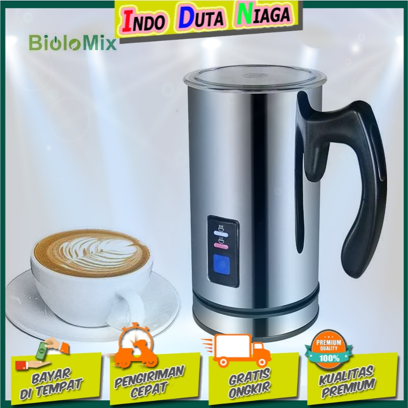 Biolomix Electric Milk Frother Pembuat Busa Susu Cappucino - N311VDE