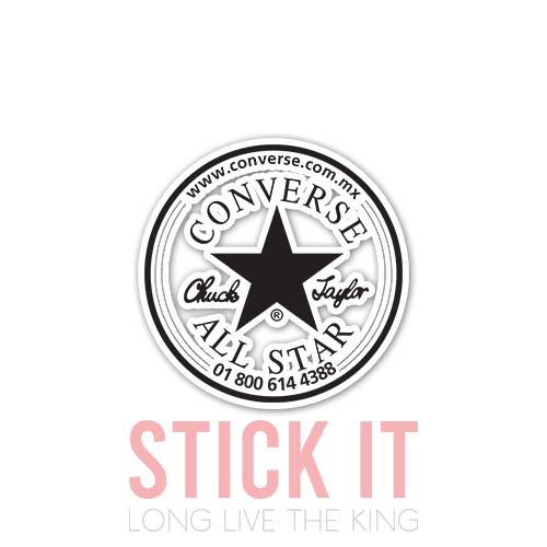 

Stiker converse all star sablon setrika DTF kaos baju sticker fashion 11