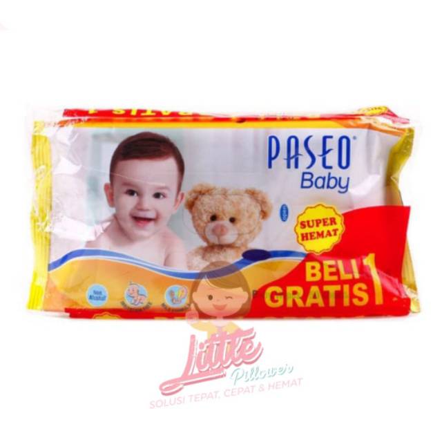 (TISU BASAH) BUY 1 GET 1FREE TISSUE TISSU TISU PASEO PASEO BABY WIPES 50SHEET/ TISU BASAH 50 LEMBAR