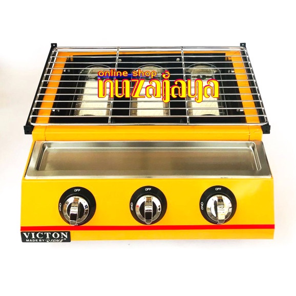 KOMPOR PANGGANGAN SOSIS 3 TUNGKU VICTON ET-K122-B
