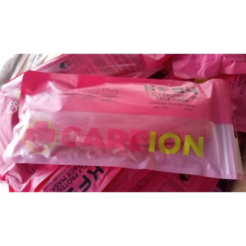 MASKER MURAH KF94 CAREION PINK