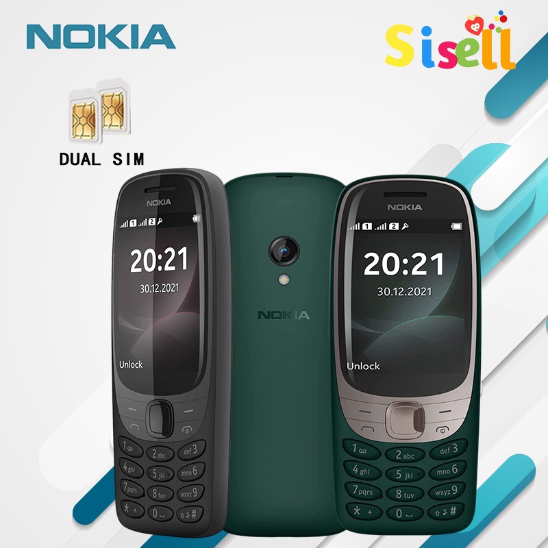 HP Nokia 6310 2021 DUAL SIM Bisa Bahasa Indonesia Garansi Toko