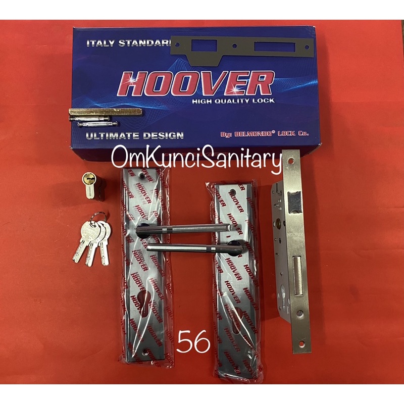 Handle Pintu Kunci Pintu Handel Besar Set Komplit Hoover 56