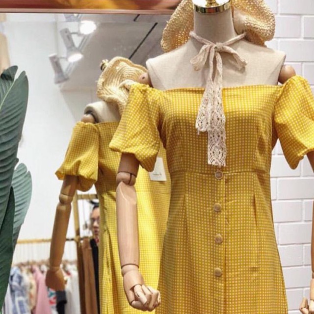 Vintage Square Dress - Dress Vintage Midi Dress Korea Style Premium Import