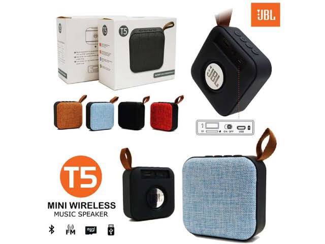 SPEAKER BLUETOOTH T5 PORTABLE WIRELESS MUSIC SPEAKER PROMO MURAH