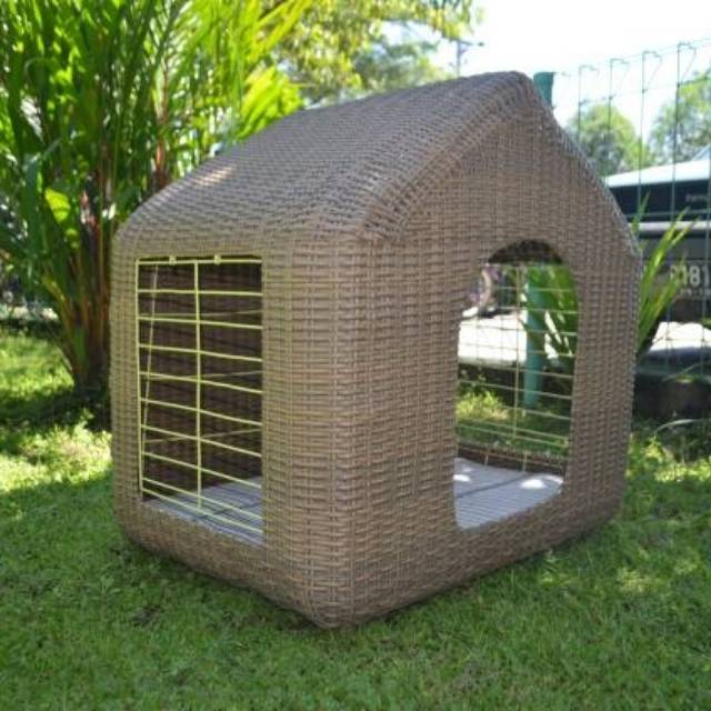 Rumah Anjing Pugle M Anyam Rotan Sintetis Shopee Indonesia