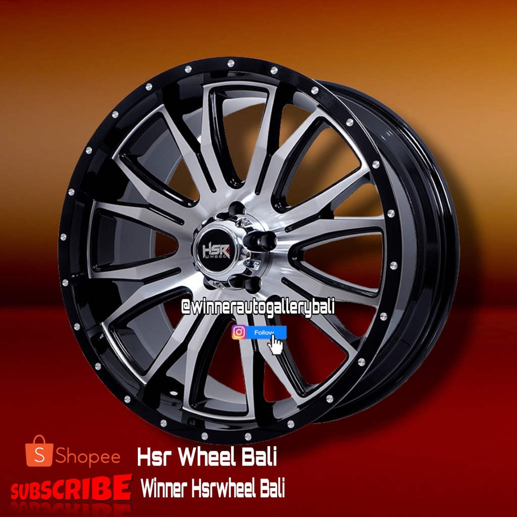 Jual Velg Mobil Ring 20 | Velg Import HSR WHEEL | Velg Rush Terios CRV Xtrail | Toko Pelek Racing De