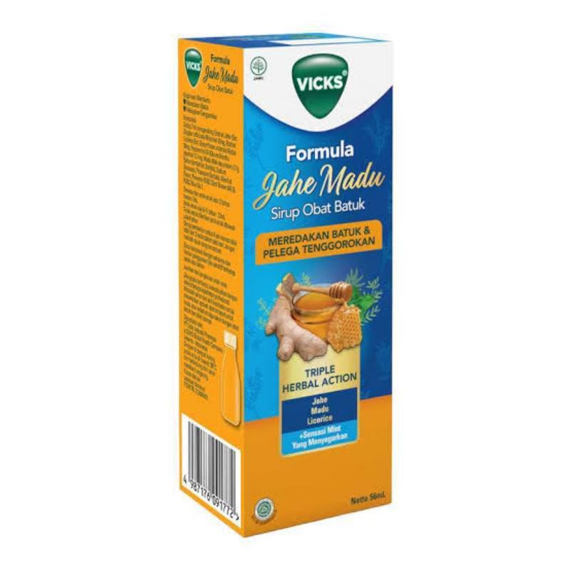 Vicks Formula Jahe Madu / Batuk / Vicks Formula