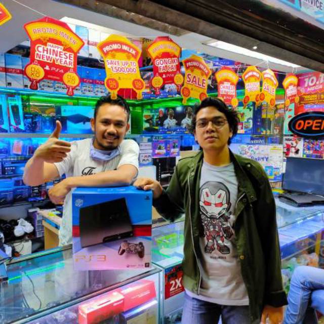 PS3 SLIM SERI 3000 CFW HDD 500gb HARGA PROMO 2023 FULLSET,FULLGAME BARU