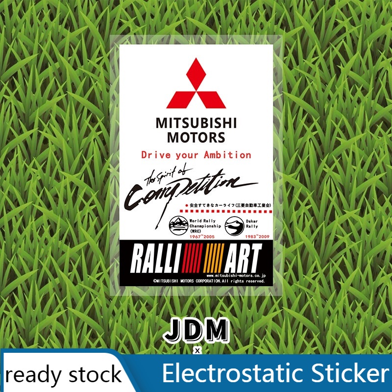 Sticker Dekorasi Kaca Depan Mobil Mitsubishi Triton Lancer xpander ASX Mirage Attrage Outlander Pajero Grandis EVO L200 Airtrek Galant