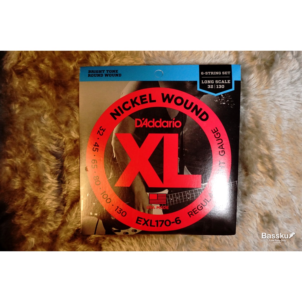 Senar Bass Strings D'addario Daddario Addario Original USA EXL 6str