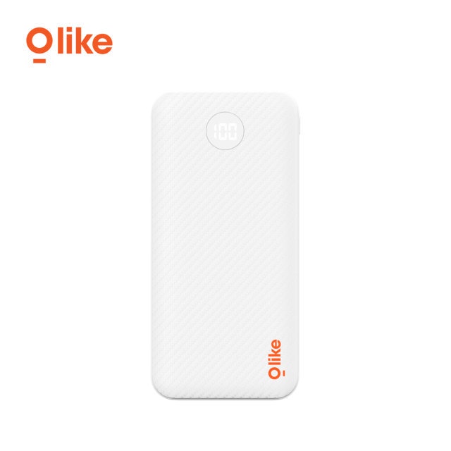 Olike Powerbank Dual USB Port Type C Micro USB 10.000 mAh LED Battery Display Fast Charging P1