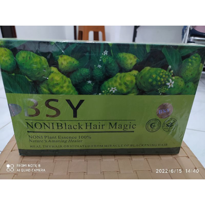 BSY NONI BLACK HAIR MAGIC SHAMPOO ORIGINAL - SHAMPO BSY NONIPER BOX ISI 20 SACHET