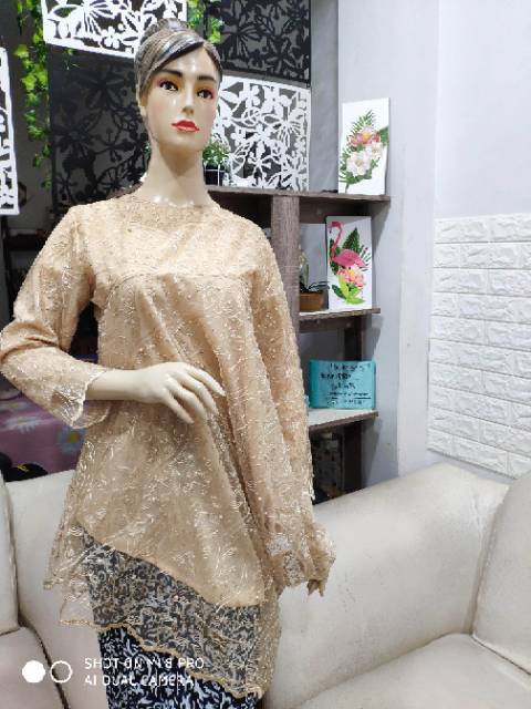 (DIJAMIN REALPICT) - NEW ARRIVAL..... KEBAYA PESTA - KEBAYA TULLE AISYAH / TILLE KEBAYA MUTIARA