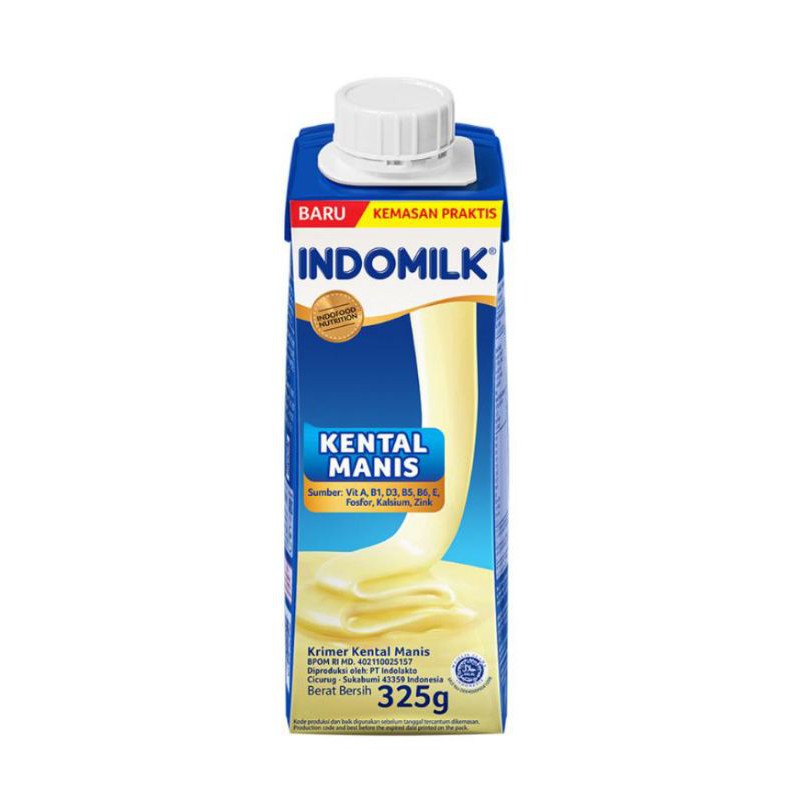 PROMO TERMURAH Indomilk susu kental manis putih/325g