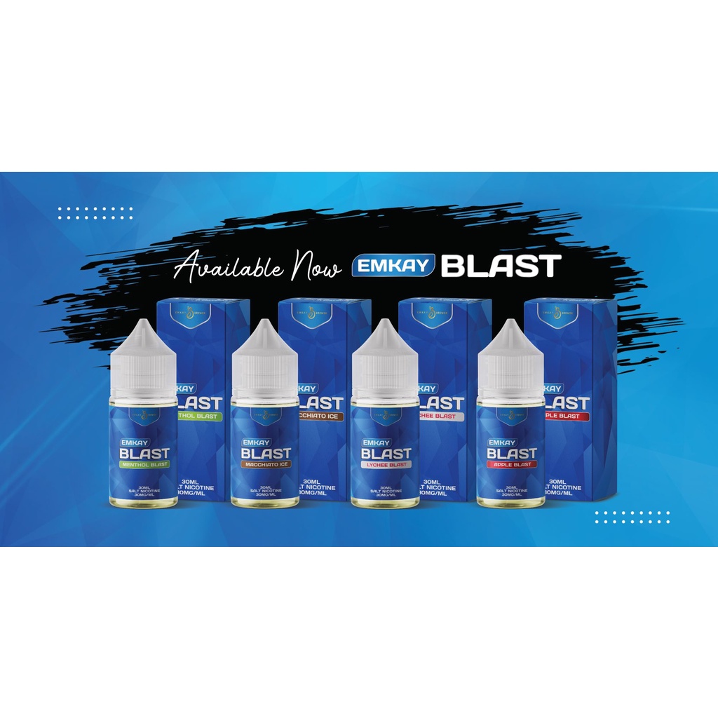 EMKAY BLAST SALT NIC SALTNIC 30ML 30MG BY EMKAY