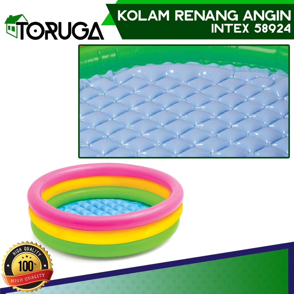 Kolam Renang Anak Pelangi INTEX 58942 Besar 86 cm X 25 cm Sunset Glow