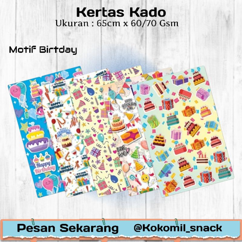 

Kertas Kado Motif