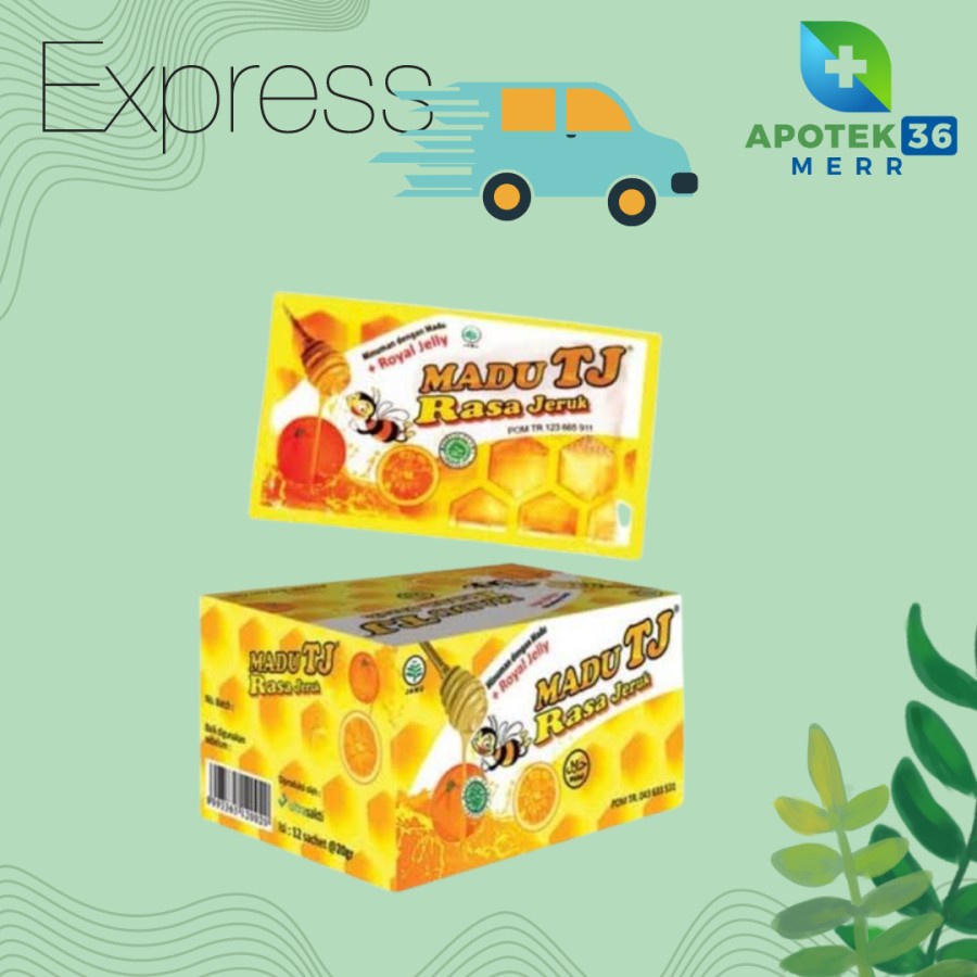

MADU TJ SACHETS RASA JERUK 1BOX ISI 12 SACHETS