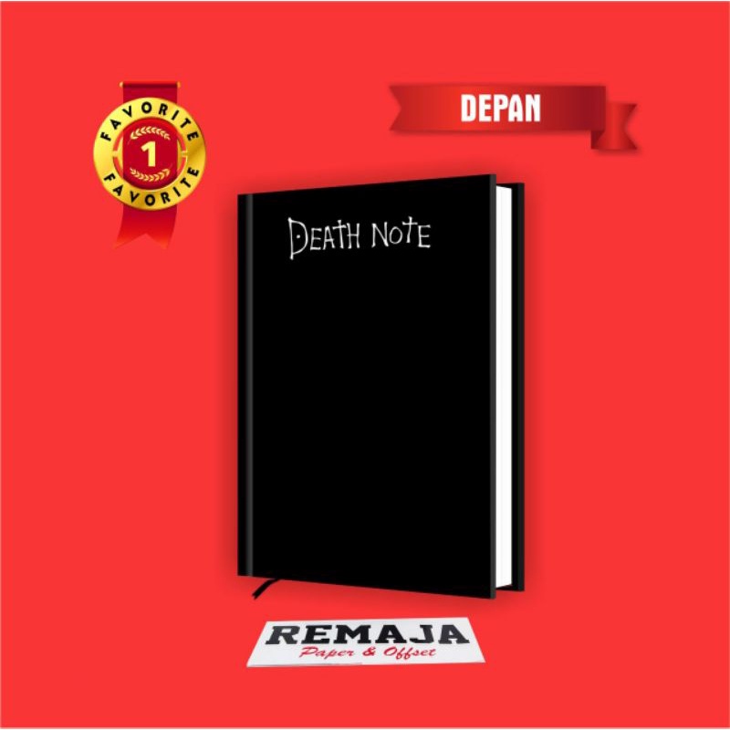 

POCKET BOOK/NOTE BOOK Hardcover DEATH NOTE A6 & A5 / Buku Tulis Catatan Notes