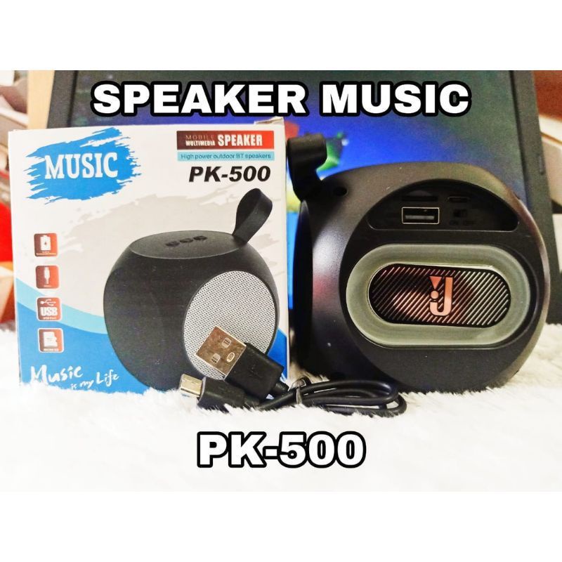 SPEAKER MUSIK HIGH POWER OUTDOOR BT SPEAKER PK-500 / SPEAKER MUSIC MOBILE MULTIMEDIA / SPEAKER MUSIK PK-500