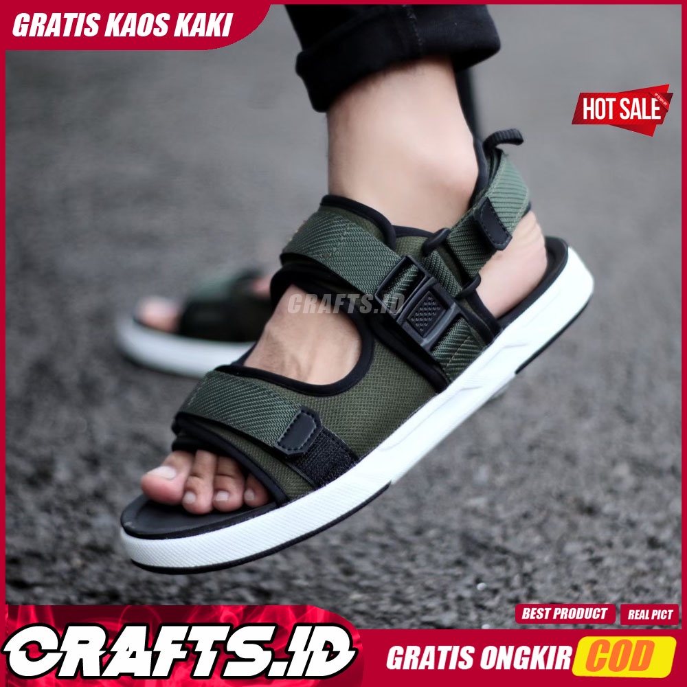 CRAFTS x BORDON  Sandal Gunung Pria Sandal Casual Cowok Pria Original