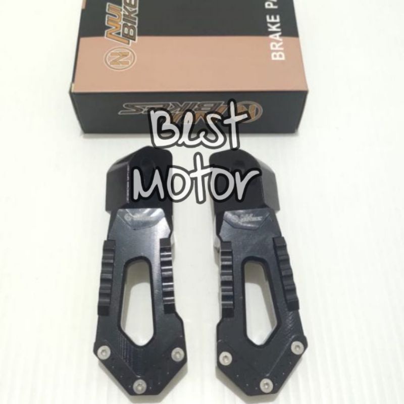 FOOTSTEP STEP BELAKANG NMAX AEROX 155 XMAX LEXI NUI BIKES CNC PIJAKAN KAKI