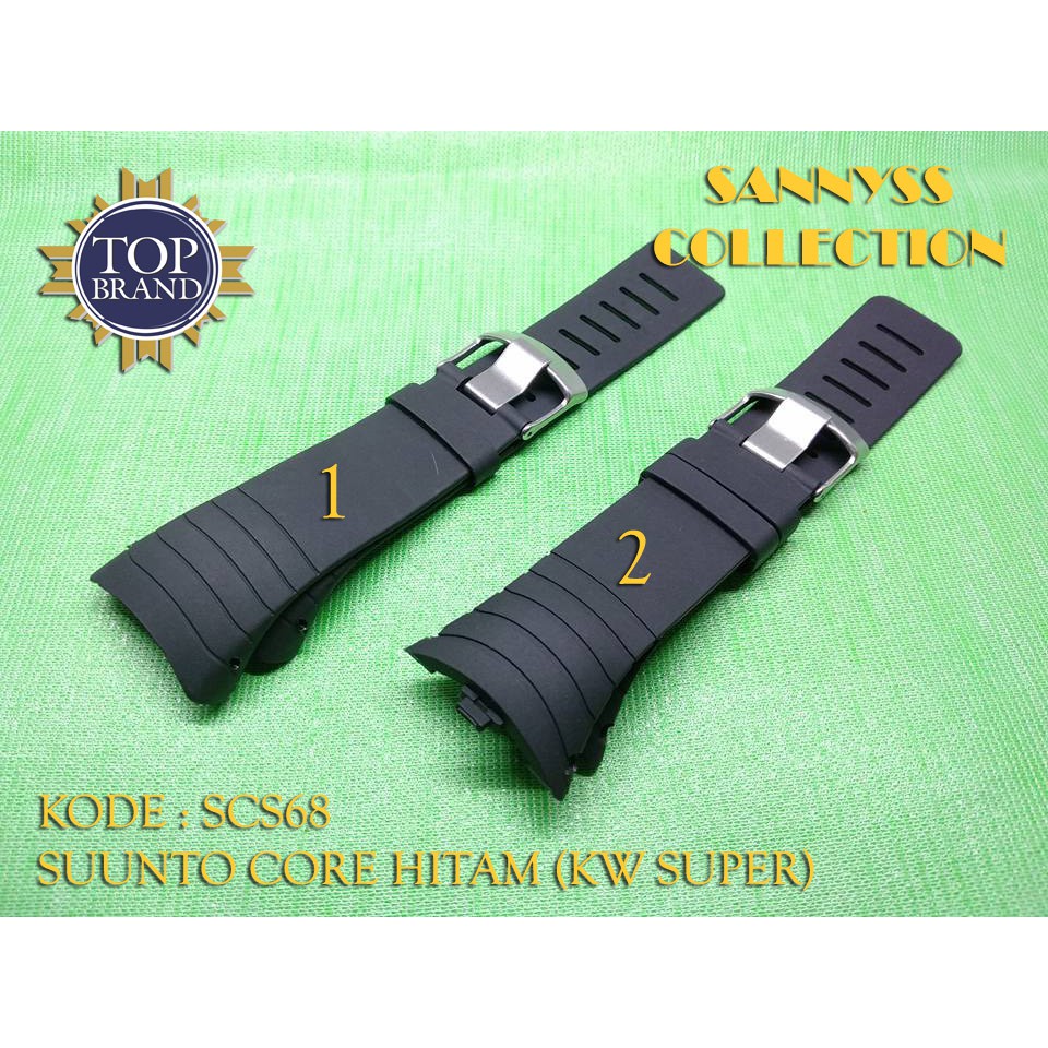 STRAP TALI JAM SUUNTO CORE HITAM KW SUPER