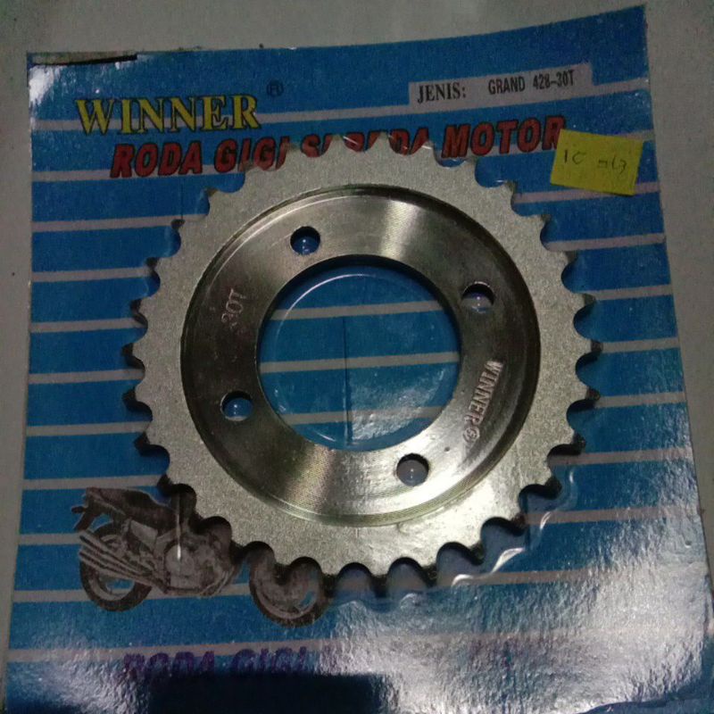 GEAR GIR BELAKANG ASTREA GRAND WIN PRIMA SUPRA X100 X FIT OLD LAMA KECIL SPROCKET 428 28 30 32 33 36 T 30T-1