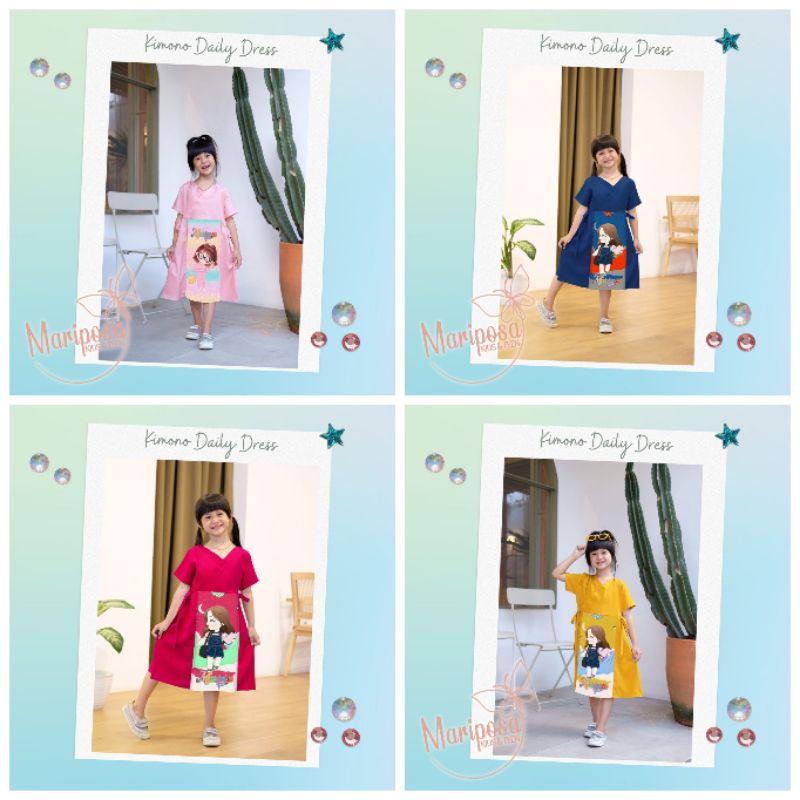 KIMONO DAILY DRESS SERIES MARIPOSA KIDS & TEEN BATCH 2