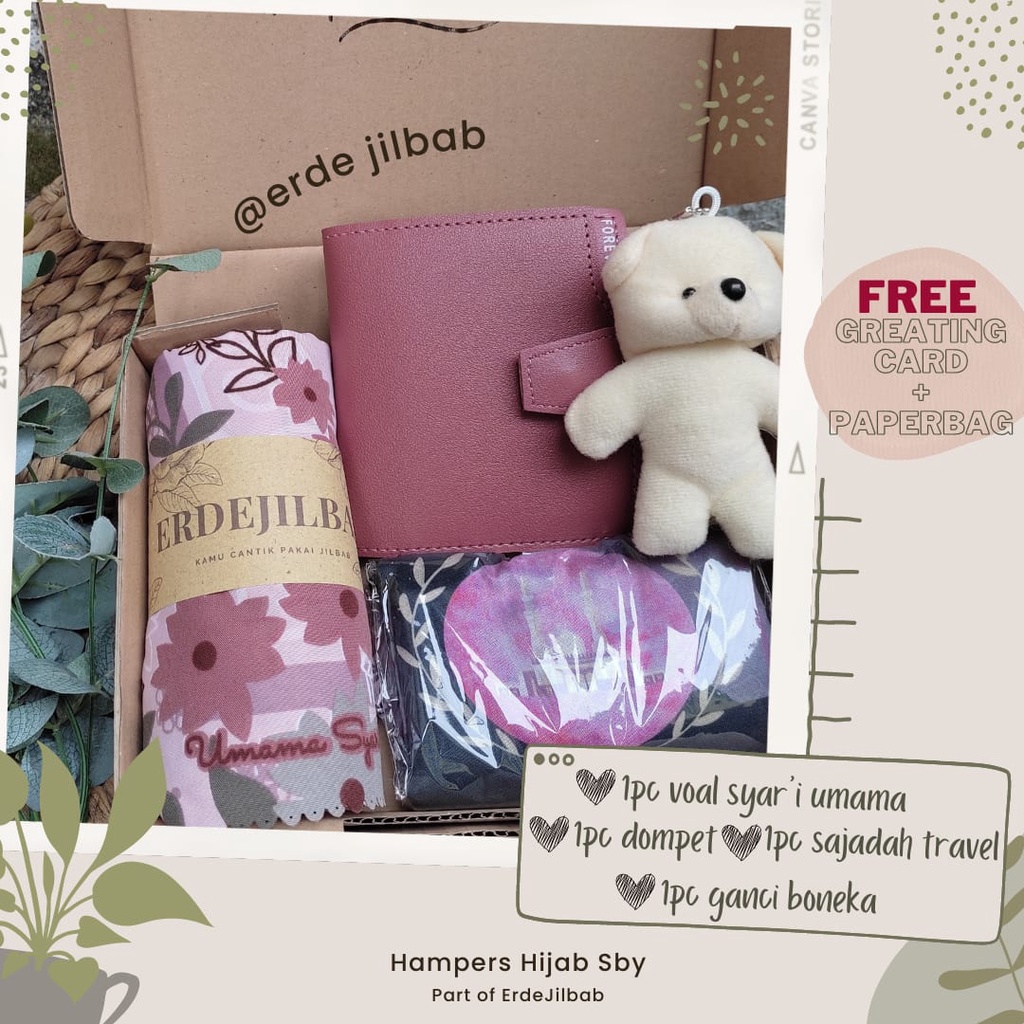 [130x130] HAMPERS VOAL MOTIF UMAMA VOAL MIRACLE SYAR'I HAMPERS SYARI