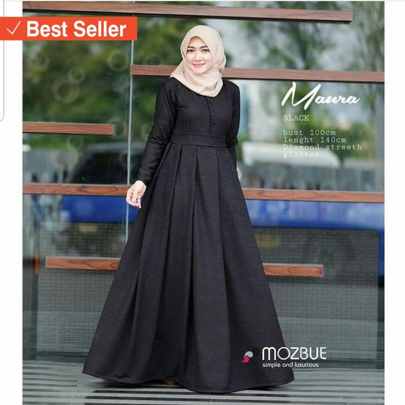 FASHION ALA KOREA BLACKPINK MURAH MERIAH / Dress Maxi V-Neck Lengan Pendek Batwing Gaya Vintage