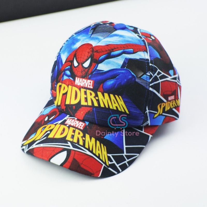 TOPI ANAK TERBARU KARAKTER FREE FIRE SPIDERMAN CAPTAIN AMERIKA BOBOIBOY