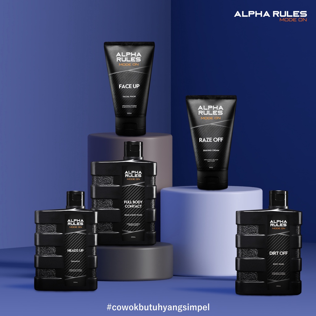 ALPHA RULES Raze Off Shaving Cream 100 gr ORIGINAL