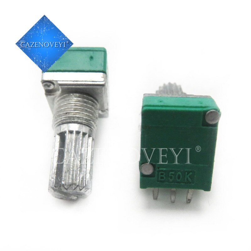 5pcs/lot RK097N 5K 10K 20K 50K 100K 500K B5K with a switch audio 3pin shaft 15mm amplifier sealing potentiometer In Stock